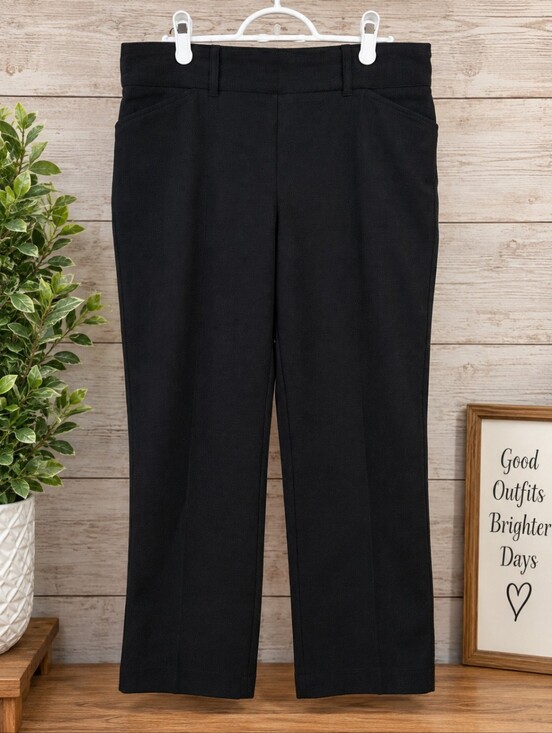 Hilary Radley Pants - ✨ Hilary Radley Black Textured Dress Pants – Women’s Size 10 ✨